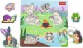 Puzzle: Dřevěná vkládačka Louka (Trefl). Trefl, 2023
