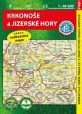 Krkonoše a Jizerské hory 1:40 000 / voděodolná mapa (Klub českých turistů)