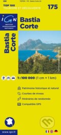 IGN 175s. Bastia Corte 1:100 000, Instituto Geografico De Agostini
