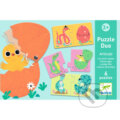 Puzzle: Puzzle duo Articulo: Zábavné vajíčka (Djeco). Djeco, 2023