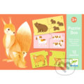 Puzzle: Puzzle duo: Mláďatá zvierat (Djeco)