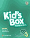 Kid´s Box New Generation 4: Teacher´s Book with Digital Pack British English - Caroline Nixon, Michael Tomlinson, Simon Cupit, Cambridge University Press, 2023