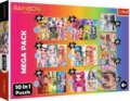 Puzzle: Puzzle Rainbow High MEGA PACK 10v1 (Trefl). Trefl, 2023