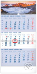 Nástenný kalendár 3-mesačný Tatry 2024, Notique, 2023