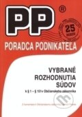 Kniha: Vybrané rozhodnutia súdov (Poradca podnikateľa). Poradca podnikateľa, 2014