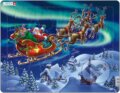 Puzzle Santa Claus and his sleigh, Larsen