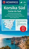 Korsika jih - s dálkovou turistickou stezkou GR20 1:50 000, Marco Polo, 2023