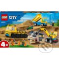LEGO® City 60391 Stavebná dodávka a demolačný žeriav, LEGO, 2023