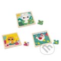 Puzzle: Trio Zvieratká (Janod). Janod, 2023