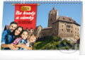 Stolní kalendář S dětmi na hrady a zámky 2024, Notique, 2023