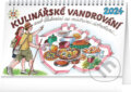 Stolní kalendář Kulinářské vandrování 2024 - Kamila Skopová, Notique, 2023