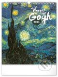 Nástěnný kalendář Vincent van Gogh 2024, Notique, 2023