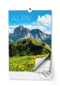 Nástěnný kalendář Alpy 2024, Baloušek, 2023