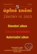Aktualizace IV/1 2023 Stavební zákon - Zákon o vyvlastnění, Autorizační zákon, Poradce s.r.o., 2023