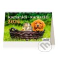 Kalendář stolní 2024 - Kamarádi/Kamaráti, Helma365, 2023