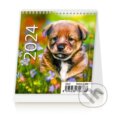 Kalendář stolní 2024 - Mini Puppies, Helma365, 2023