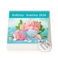 Kalendář stolní 2024 - MiniMax Květiny/Kvetiny, Helma365, 2023