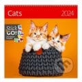 Kalendář nástěnný 2024 - Cats, Helma365, 2023