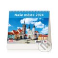 Kalendář stolní 2024 - MiniMax Naše města, Helma365, 2023