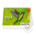 Kalendář stolní 2024 - MINI 14denní kalendář, Helma365, 2023