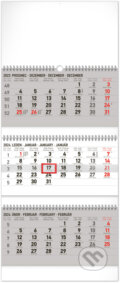 Nástěnný kalendář 3měsíční standard skládací 2024, Notique, 2023