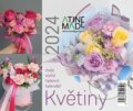 Kalendář 2024: Květiny, stolní, týdenní, Almatyne, 2023