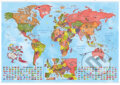 Ilustrovaná mapa států světa pro malé cestovatele - verze plakát, Kartografie Praha, 2023