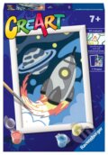 Spoločenská hra: Ravensburger CreArt - Vesmírná raketa (Ravensburger). Ravensburger, 2023