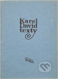 Kniha: Texty (Karel David). Artforum, 1990