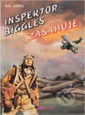 Kniha: Inspektor Biggles zasahuje (William Earl Johns). Riopress, 1994