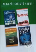 Kniha: V neustálé nejistotě, Vyděrač, Poslední slub, Modrá sféra (Iris Johanesen, Jeffery Deaver, Lyndon Stacey a Richard Paul Evans). Výběr Readers Digest, 2004