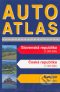 Autoatlas Slovenská republika 1:300 000, Česká republika 1:300 000, Európa 1:800 000, Ottovo nakladatelství, 2005