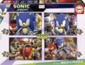 Puzzle: Svítící Sonic Prime 4v1 (Educa). Educa, 2023