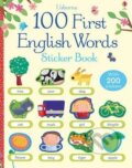 100 First English Words Sticker Book, Usborne, 2014