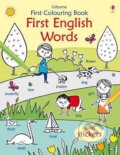 Kniha: First Colouring Books with stickers (Kirsteen Robson). Usborne, 2015