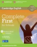 Complete First for Schools - Student&#039;s Book with Answers + CD-ROM - Guy Brook-Hart, Helen Tiliouine, Cambridge University Press, 2014