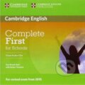 Complete First for Schools - Class Audio CDs - Guy Brook-Hart, Helen Tiliouine, Cambridge University Press, 2014