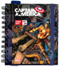 Plánovací denný školský diár 2023/2024 Marvel: Captain America so samolepkami, záložkami a obálkou, 2023