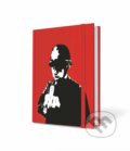 Banksy notebook policajt červený 15x21cm, CMA Group, 2023