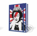 Banksy notebook kráľovná15x21cm, CMA Group, 2023