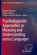 Kniha: Psycholinguistic Approaches to Meaning and Understanding across Languages (Barbara Hemforth, Barbara Mertins a Cathrine Fabricius-Hansen)