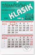 Tříměsíční Klasik 2024 - nástěnný kalendář, BOBO BLOK, 2023