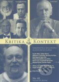 Kritika & Kontext (No. 43) (Autorský kolektív). Kritika a kontext, 2012