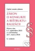 Zákon o konkurze a reštrukturalizácii.  6. vyd., 9/2023, 2023