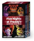 Five Nights at Freddy&#039;s Graphic Novel Trilogy Box Set - Scott Cawthon, Elley Cooper, Andrea Waggener, Kelly Parra, Carly Anne West, Scholastic, 2023
