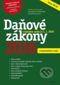 Daňové zákony 2016 - Zdeněk Krůček, Zuzana Rylová, Anna Beutelhauserová, BIZBOOKS, 2016