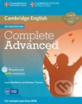 Complete Advanced - Workbook with answers - Laura Matthews and Barbara Thomas, 2014