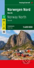 Norsko sever 1:400 000 / automapa, freytag&berndt, 2023