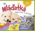 Kniha: Mláďatká - leporelo s puzzle (Autorský kolektív). Ikar, 2016