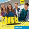 Audiokniha: Mit uns B1+: Audio CD (3x) (Anna Breitsameter). Max Hueber Verlag